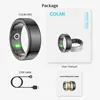 COLMI R02 Smart Ring Military Grade Titanium Steel Shell Health Monitoring IP68 & 3ATM Waterproof Multi-sport Modes 6