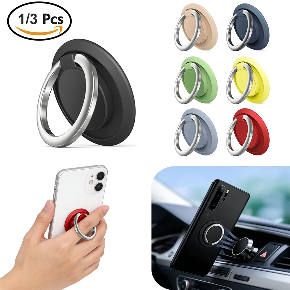 Universal 360° Rotatable Magnetic Phone Grip and Stand