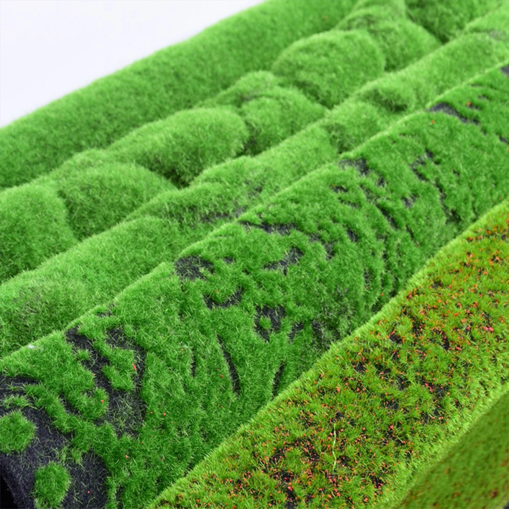 

Artificial Green Plants Moss Grass Eternal Life Fake Grass Mini Landscape Crafts for Garden Hotel Home Decoration Straw Mattress