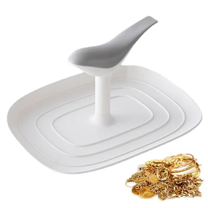 

Cute Bird Jewelry Stand Display Tray Jewelry Display Storage Racks Organizer For Earring Holder Necklace Ring Pendant Bracelet