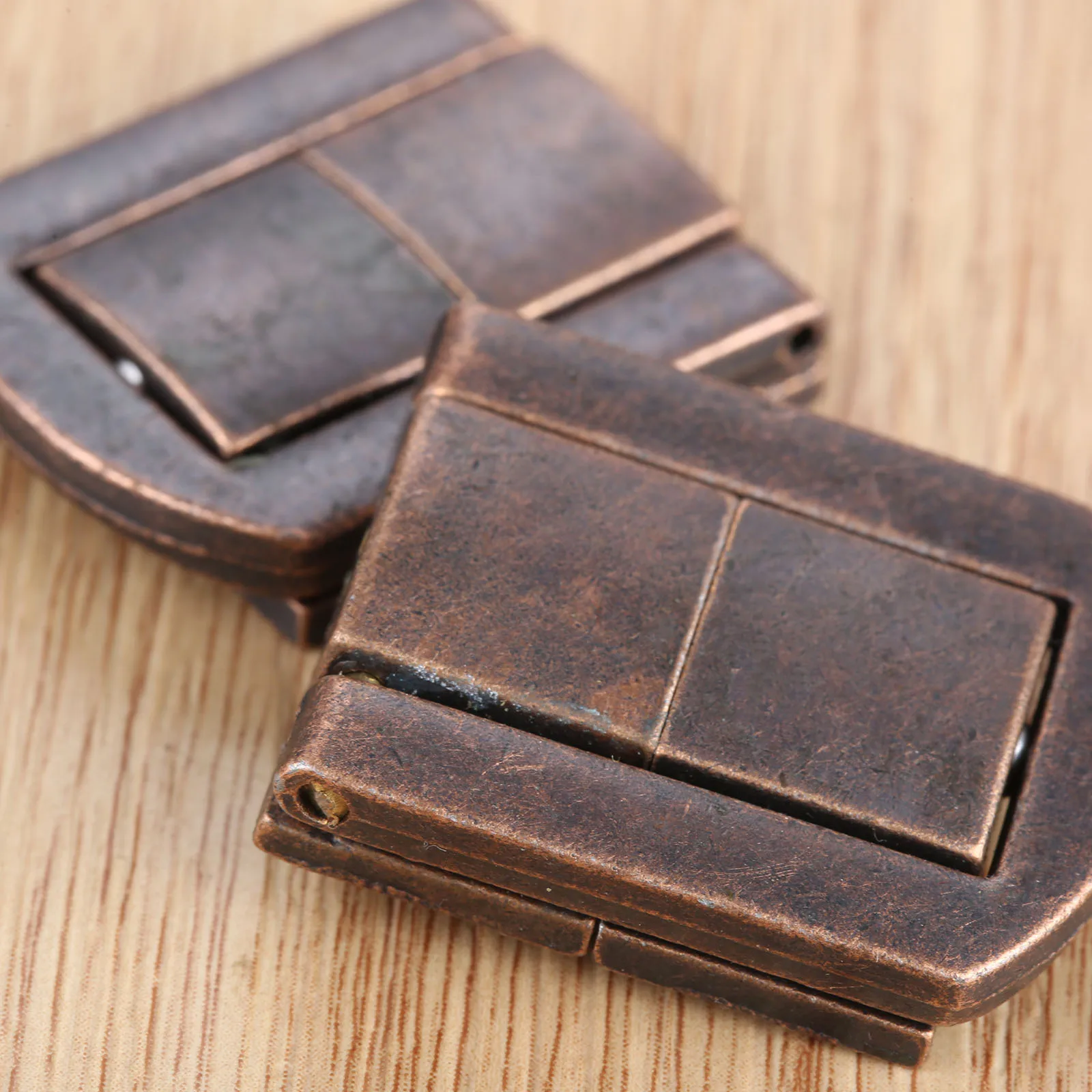 Retro Jewelry Chest Gift Wine Wooden Box Case Toggle Latch Suitcase Hasp Lock Hardware 25*30mm 1pc
