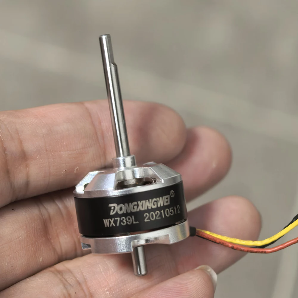 Moteur sans balais BLDC 23mm 1700KV 12V-24V pour modèle avion