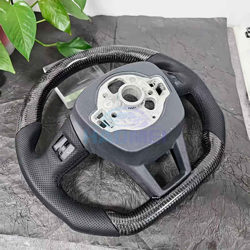 아우디 A6 A7 C8 2019-2025년 카본 파이버 열선 스티어링 휠