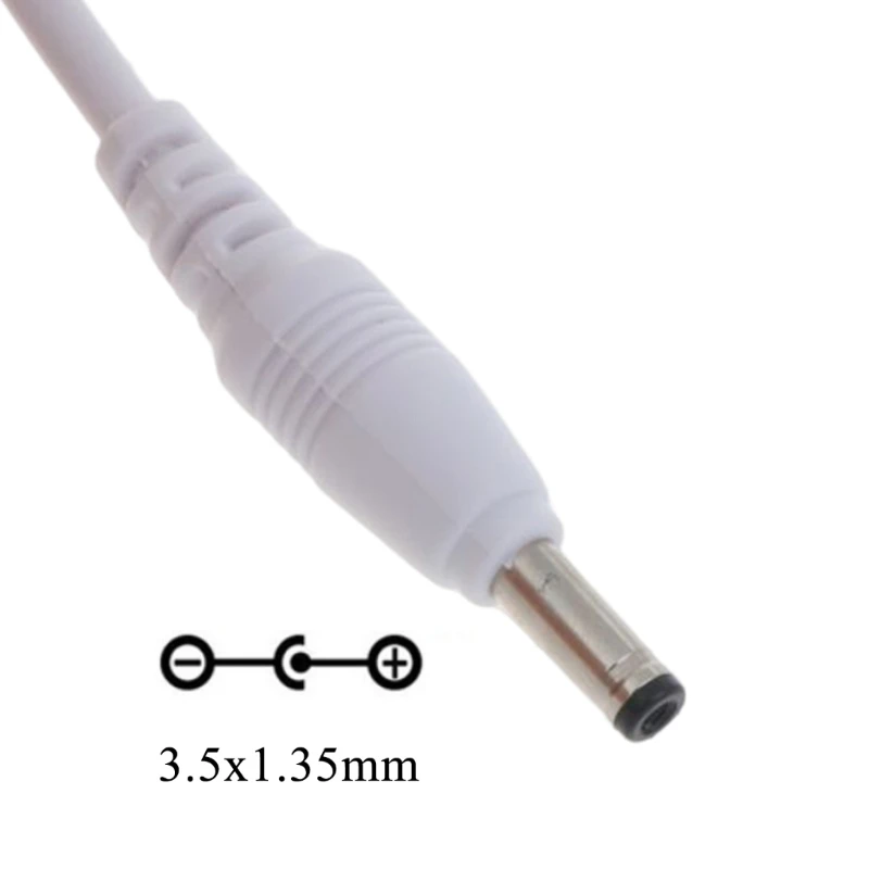 

1m/2m/3m 5V Power Cord USB to 3.5mm x 1.35mm Barrel Jack Adapter Connector Charging Cable Plug Not Support 12 Voltage