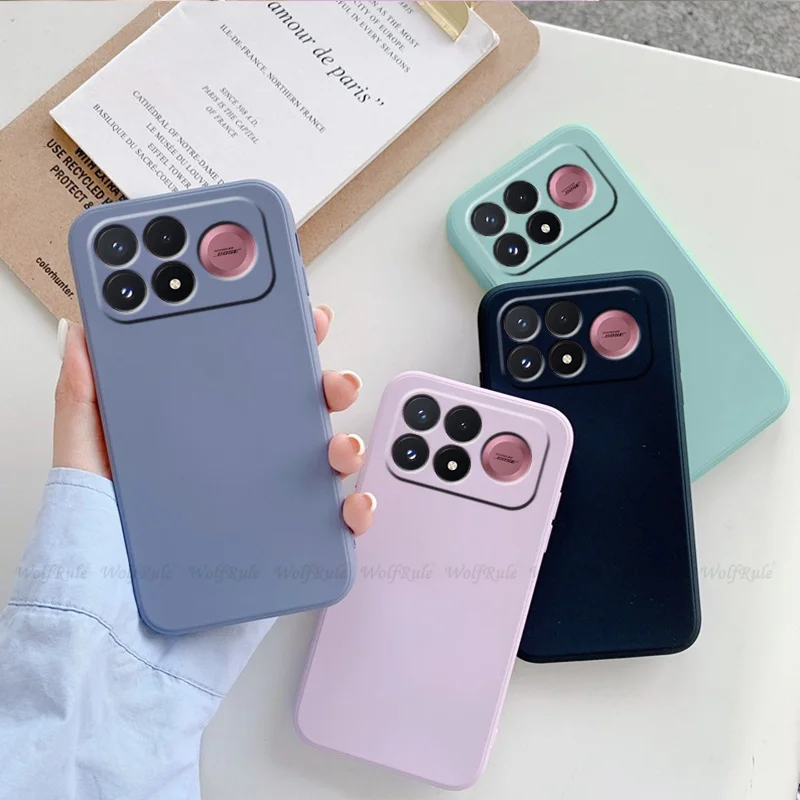 Shockproof Liquid Silicone Back Bumper Case Cover - Soft TPU Protective Cover