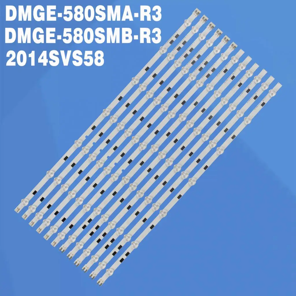 

12pcs/set LED Backlight 14Lamp For Samsung 58"TV UE58J5200 UA58H5288 2014SVS58 LM41-00091F LM41-00091G BN96-32771A BN96-32772A