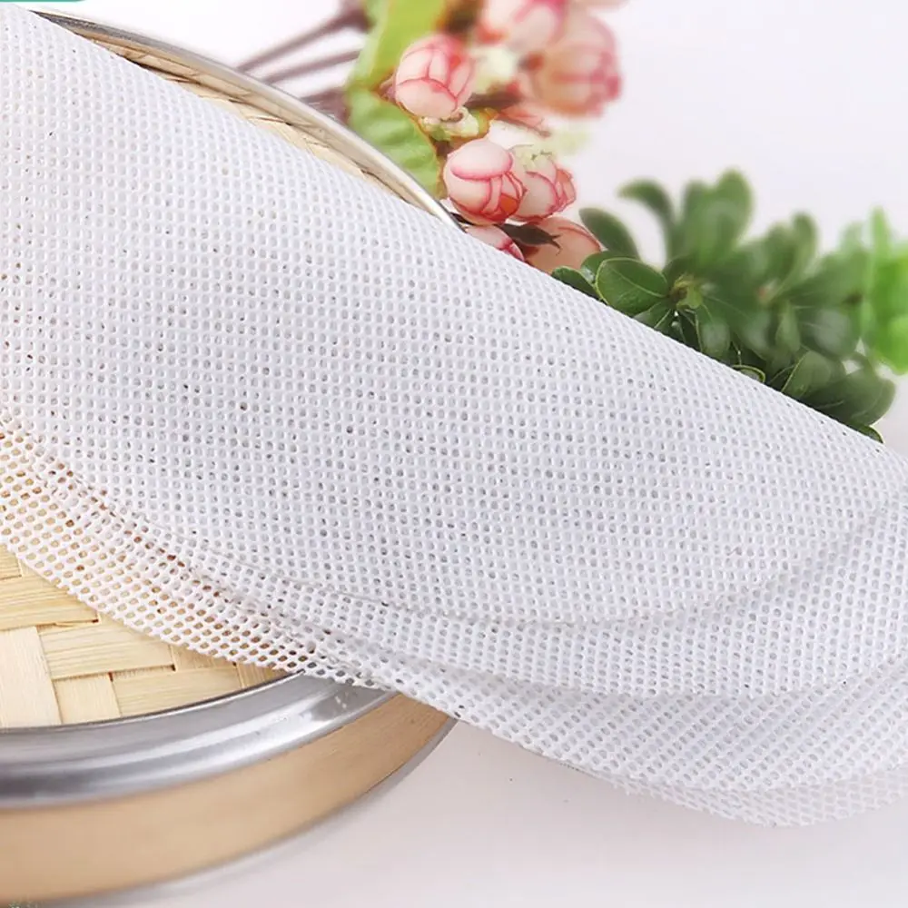 Silicone Round Steamer Mesh Pad Reusable Non Stick Kitchen Baking Mat