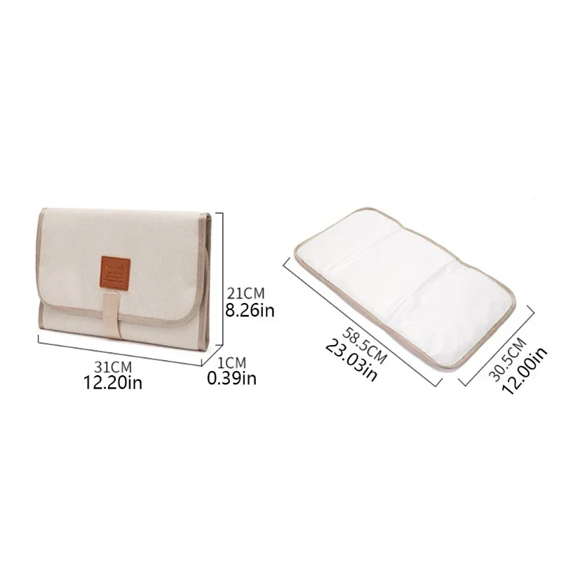 방수  기저귀 교환 매트, 여행용 휴대용 기저귀 교환 시트, 직송