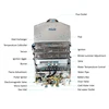New In Stock Shower Geyser 6 8 10 12 16 Litre Tankless Instantaneous Camping Domestic Gas Water Heater White Steel Wall Mounted 6