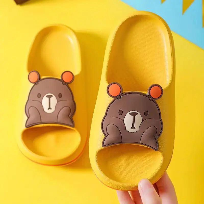 

Summer Children's Casual Slipper Boys Girls Soft Sole Non Slip Lovely Cartoon Home Casual Slipper Beach Slipper Bathroom Slipper