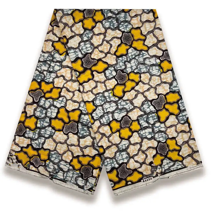 Pagne African Real Wax Fabric Cotton Ankara Wax Prints