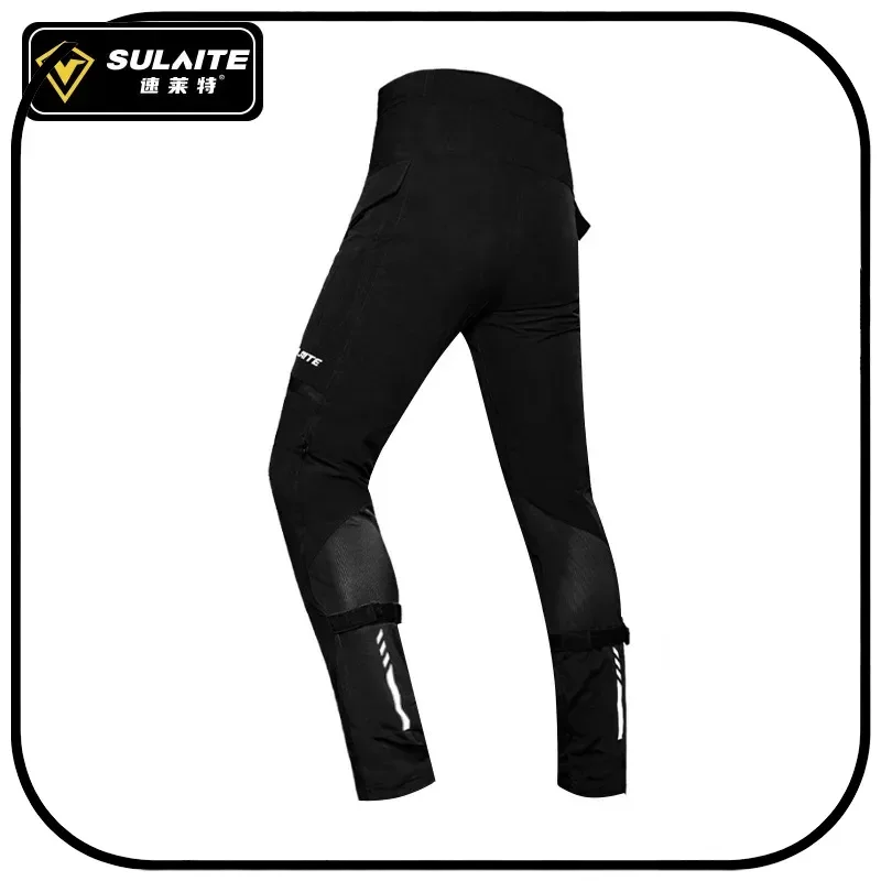 SULAITE 오토바이 라이딩 팬츠 여름용 보호 안전 바지 오토바이 라이더용..