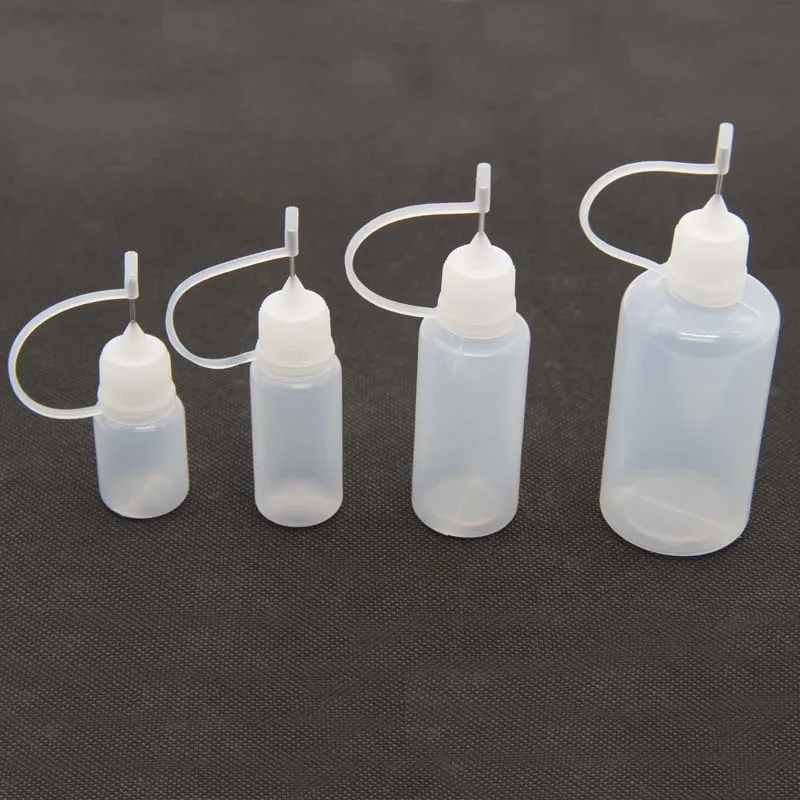 Needle Tip Glue Applicator Bottle 5/10/20/50/100ML for Paper Quilling DIY Scrapbooking 2pcs/set glue applicator bottle
