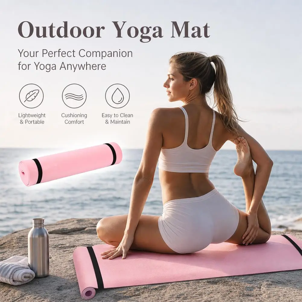 Premium Non-Slip Thick Yoga & Fitness Mat for Enhanced Stability and Comfort