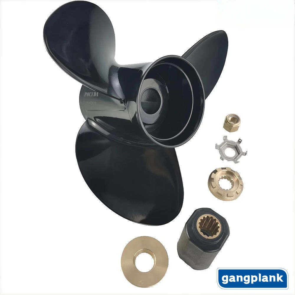 Aluminum Alloy Outboard Propeller marine propeller For Mercury 90-300HP Propellers for POLYDA 15X15 15X17 14.5X19 16X17 16X18.5 16X20 16X21.5