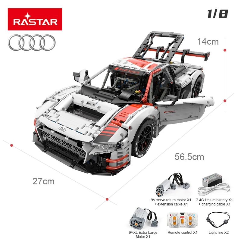 RASTAR 1:8 アウディ R8 LMS 3 GT3 トイザらス RASTAR 1:8 アウディ R8 LMS 3 GT3 トイザらス限定 | おもちゃ