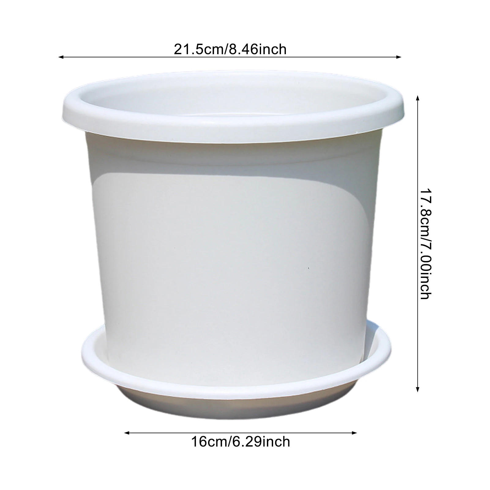 Enhanced Thickened PP Plastic Flowerpot