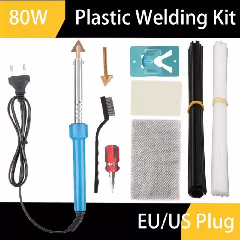 Plastic Welder Kit 80W Car Welding Repair Kit for Bumper Kayak Repair