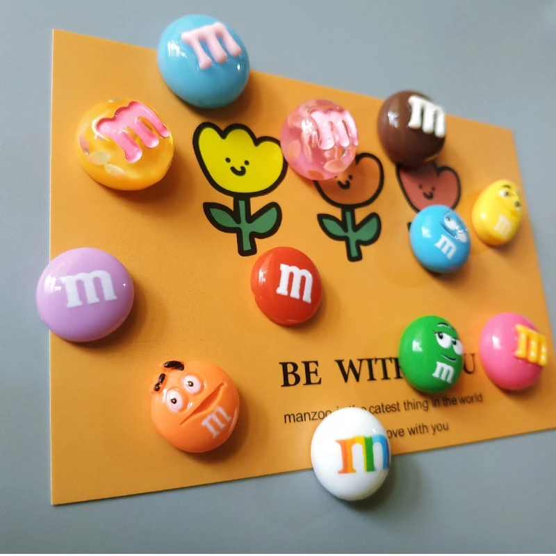 M Bean Refrigerator Magnetic Sticky Note