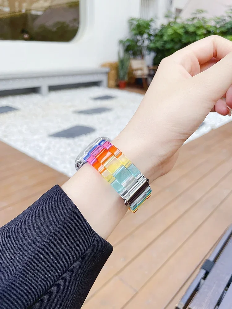 Colorful Rainbow Candy Strap
