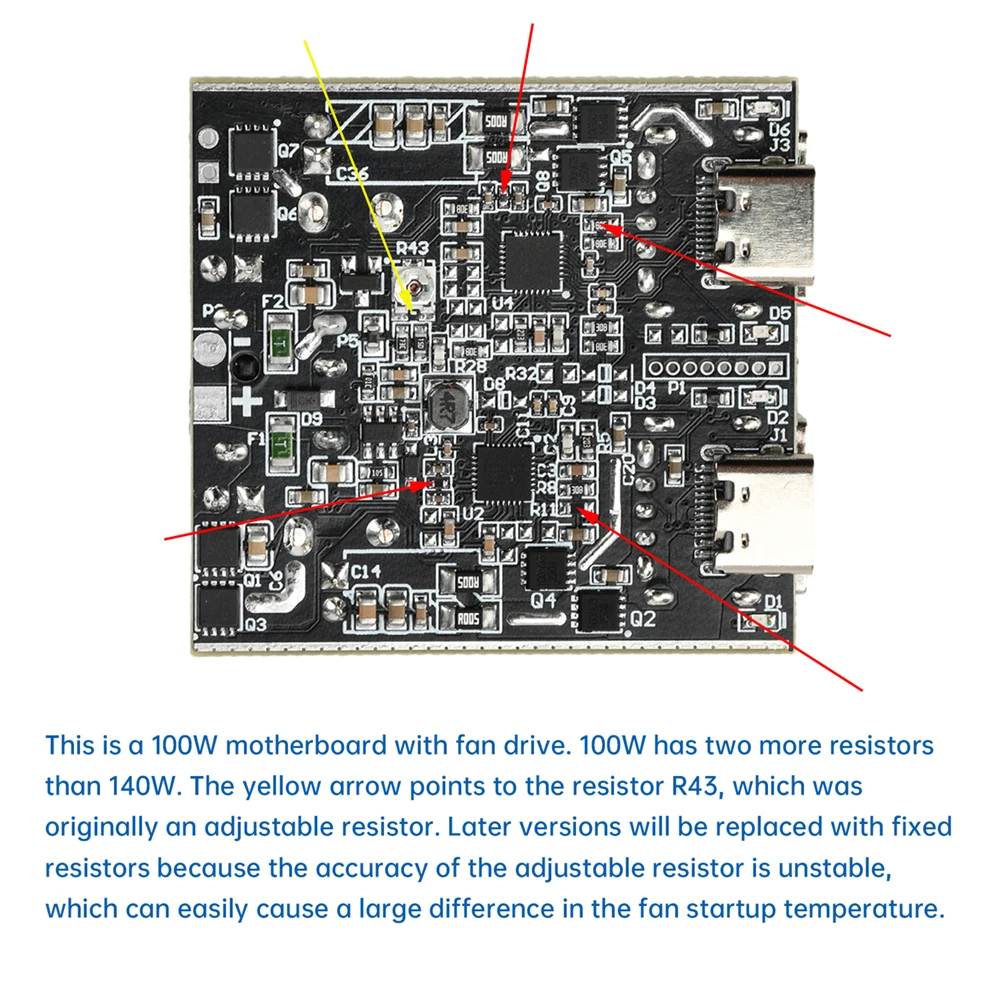 140 W All Protocol Schnelllademodul 1/2 Kanal Superschnellladeschutzplatine Unterstützung PD QC AFC FCP VOOC Schnellladung – Detail 10