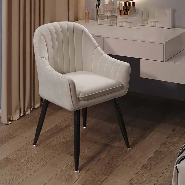 Designer modern dining chairs makeup comfortable unique single chairs fashion yellow lazy meubles de salon household