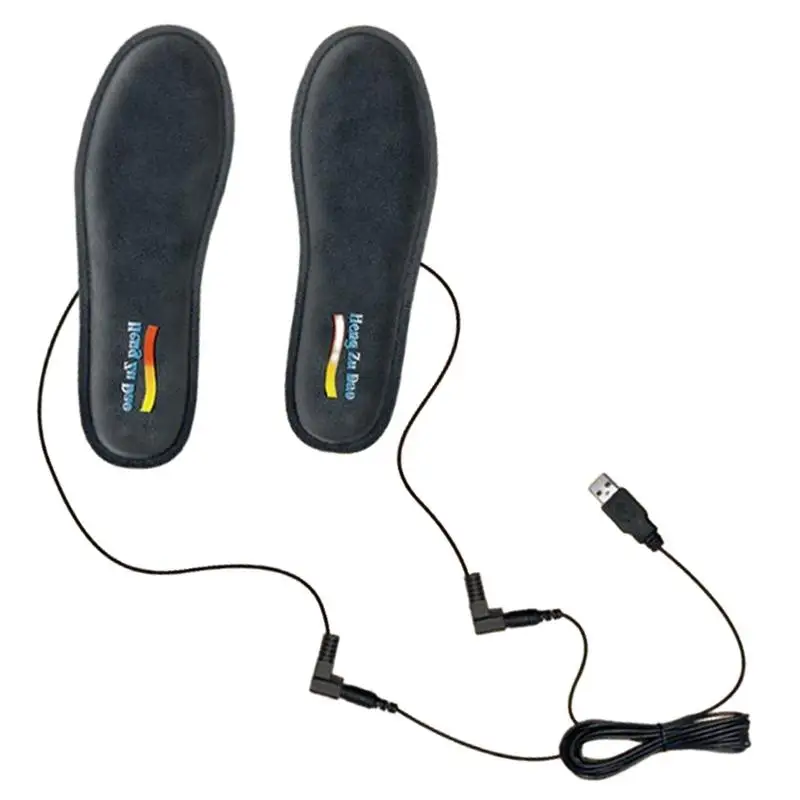 

Heating Shoe Insoles Winter USB Heated Electric Warm Insoles Shoe Inner Soles With Uniform Heat Distribution For Running Walking