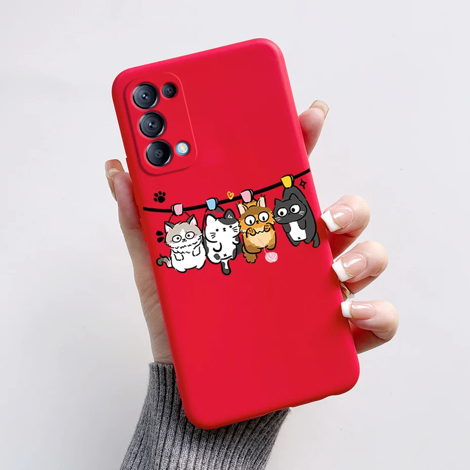 Cute Bear Cartoon Frog Silicone Soft Cover for OPPO Reno5/Reno5 Pro 5G