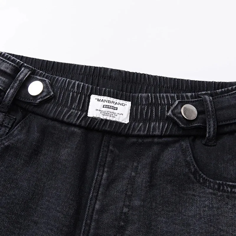 Women's Korean Pantalones Strecth Vaqueros Streetwear High Waist Oversized Slim Pencil Jeans Casual Vintage Skinny Denim Pants