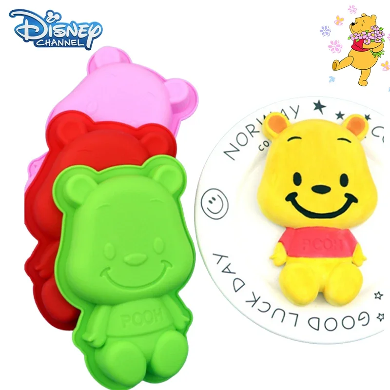 Disney Pooh Baking Mold New Cute Cartoon Ice Tray Cookie Cake Mold Household Making Accessories Kitchen Accessories Gifts Toys