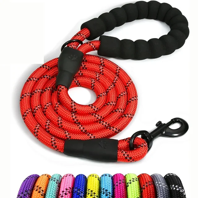 Reflective Leash Double Strap for Dogs Lead Retractable Dog Leash for Big Strong Dog Pet for Small Medium Dog Leash GXQ09 6