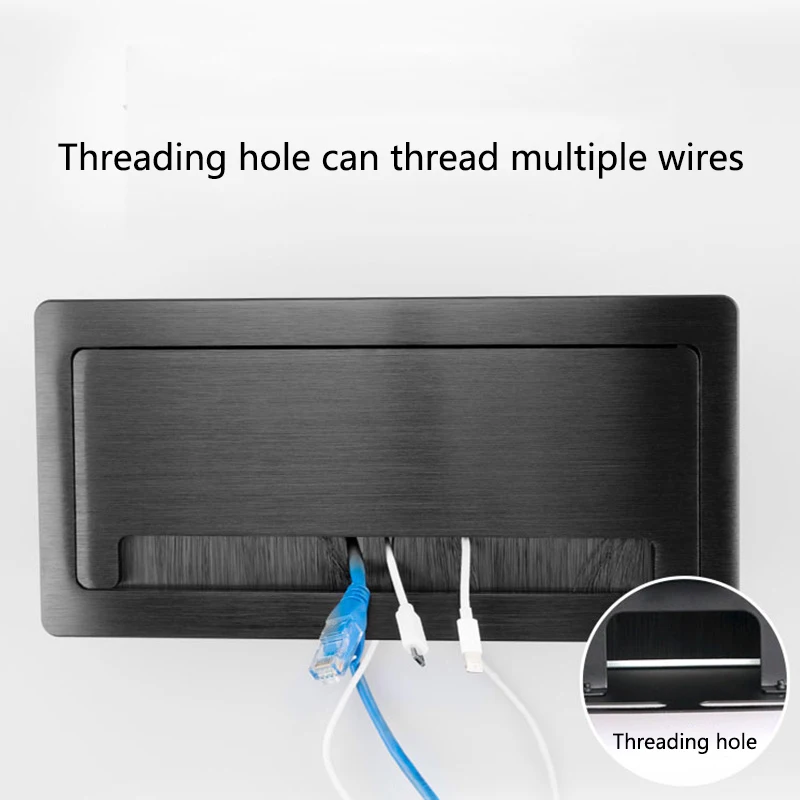 Mesa Desktop Sockets, Multifuncional Caixa De Fio Escondido, XLR VGA HDMI