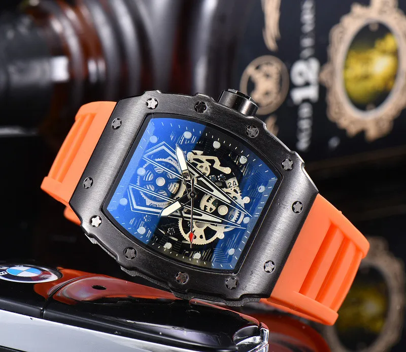 2022 Men's Watch RM Luxury Watches Casual Automatic Calendar Men's Watch Sports Quartz Chronograph 