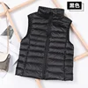 2025 White Duck Down Jacket Women Vest Autumn Winter Sleeveless Waistcoat Warm Lightweight Puffer Jacket Female Tops Outwear 8XL 3