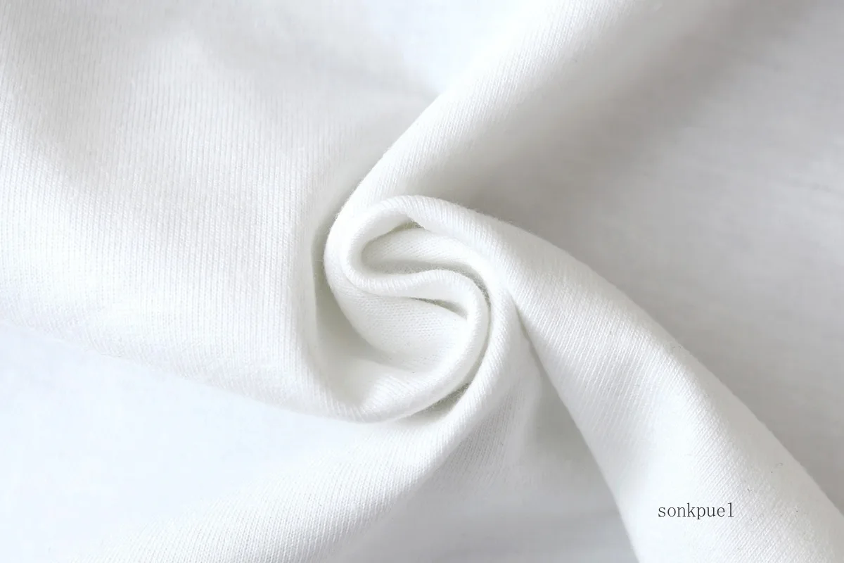 Children's Cotton Short Sleeve White Red Black T-shirt Girls' Summer Baby Clothes Kids Boys' Tops 6