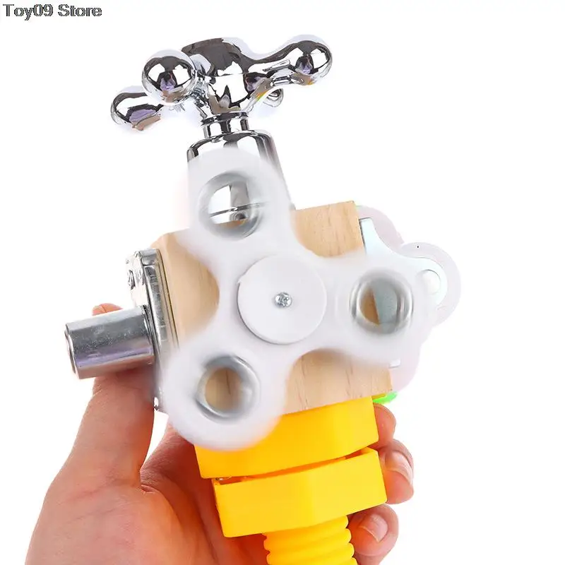 

1Pc Kids Busy Cube Wooden Busy Block Montessori Educational Toys Hands-on Grasping Ability Training For Children Early Learning