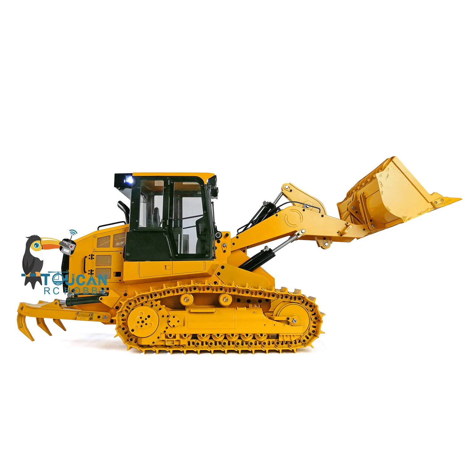 JDM 188 1/14 Metal Tracked Hydraulic RC Loader CAT 963D Assembled Truck Yellow Model Birthday Gifts for Alduts TH20009-SMT8 3 JDM 188 1/14 Metal Tracked Hydraulic RC Loader CAT 963D Assembled Truck Yellow Model Birthday Gifts for Alduts TH20009-SMT8 3