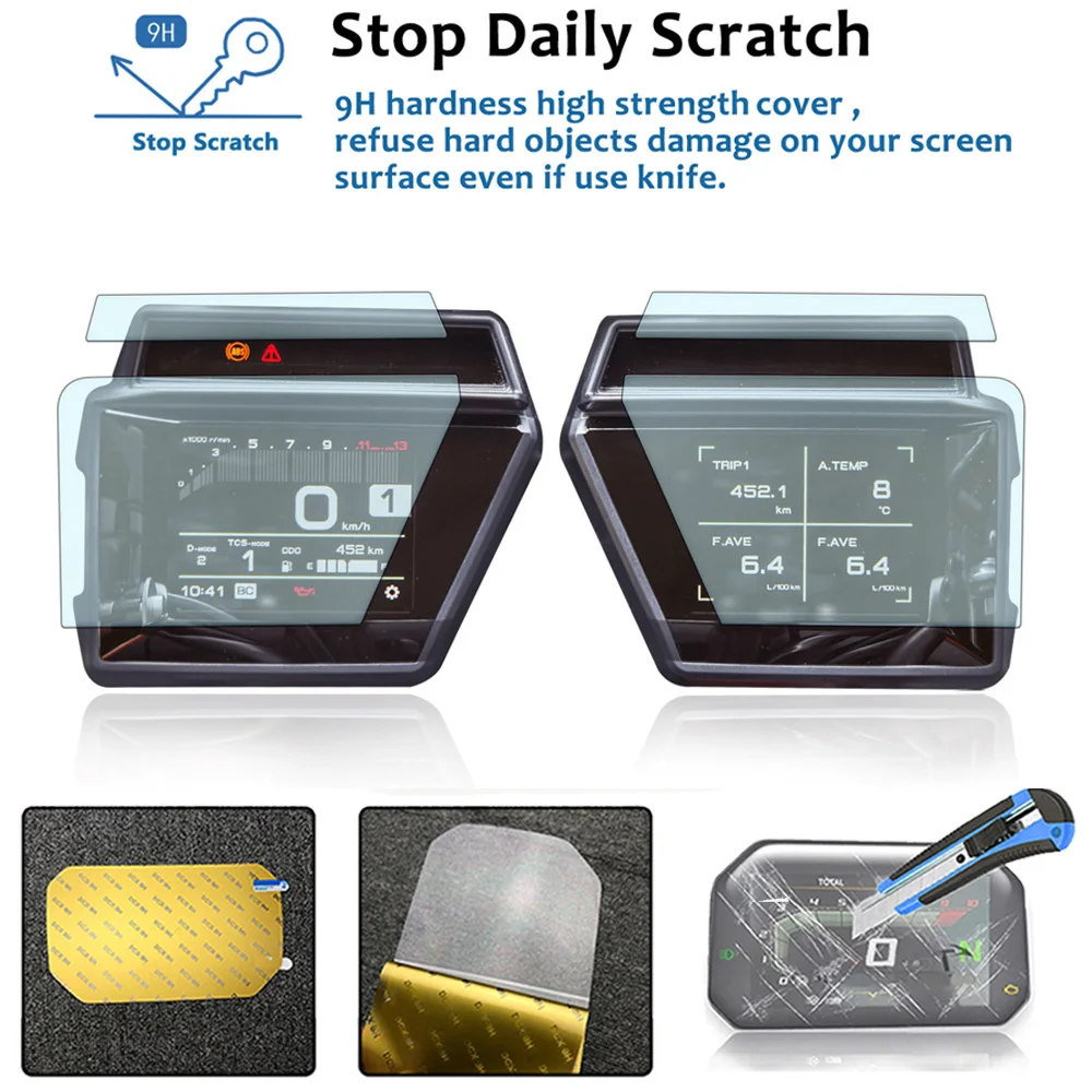 Motorcycle Screen Protector for Yamaha Tracer 9 Tracer9 GT Tracer 900 GT Scratch Cluster Dashboard