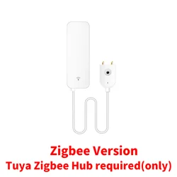 Smart WiFi Water Leak Sensor with App Alerts and Flood Alarm System - Zigbee Version