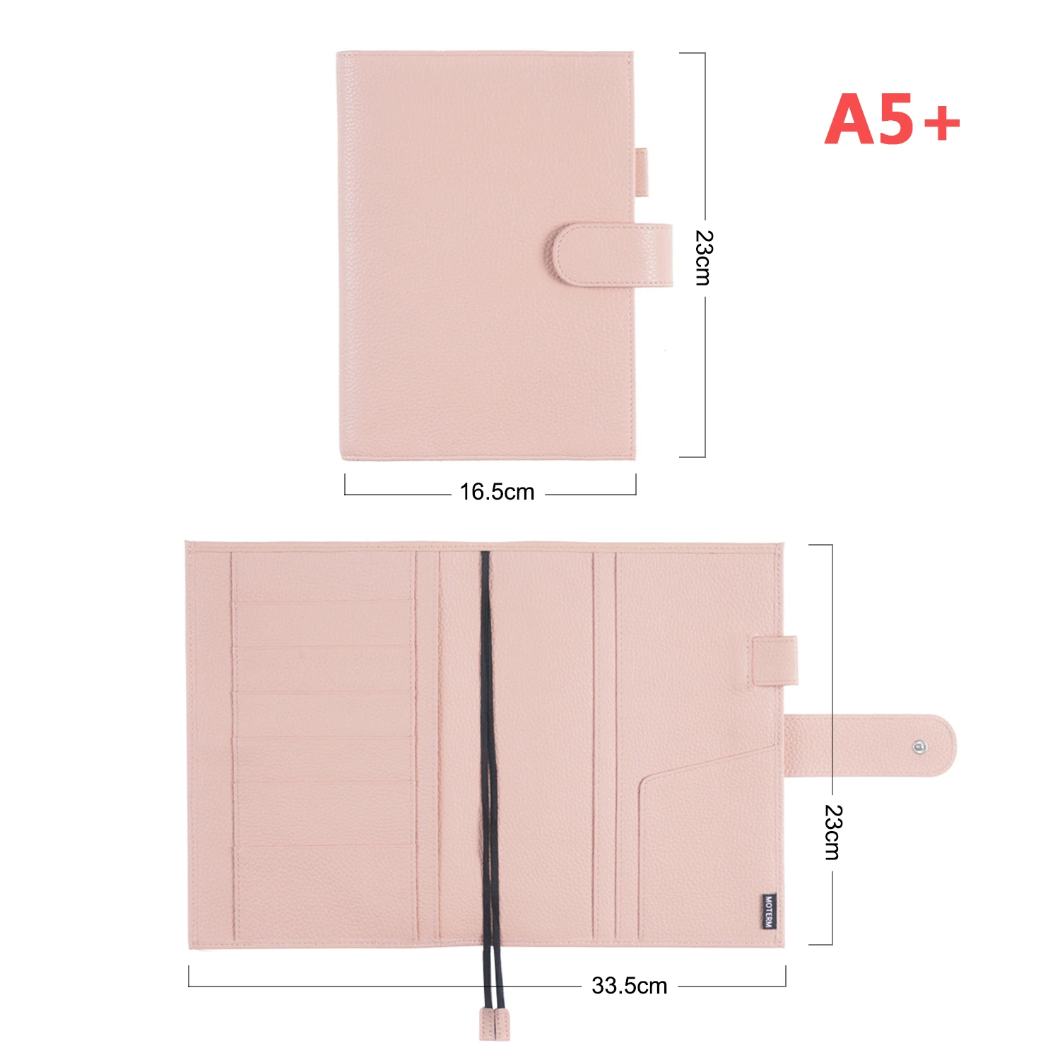 Special Defective Original A5+/ B6+ Size Cover for Hobonichi Stalogy Notebook Genuine Pebbled Grain Leather Planner Organizer 2