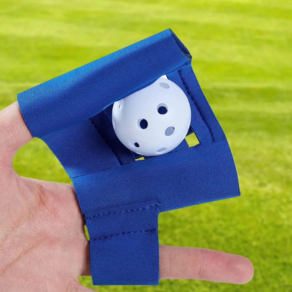 Mini Baseball Training Equipment Training Glove for Baseball and Softball Catcher Golf-Sized Practice Balls Web Glove