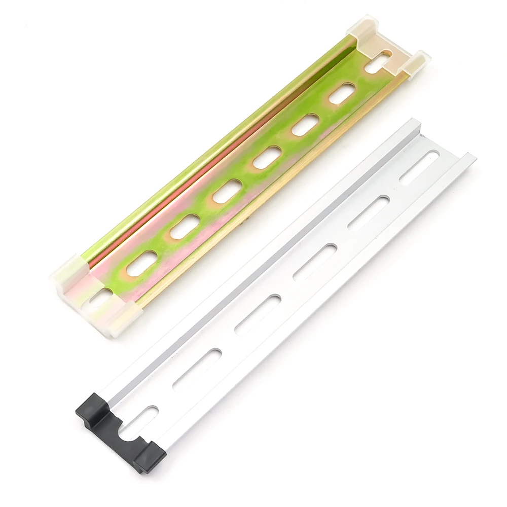 Din Rail C45 35mm DIN Rail Protective End Caps Scratchproof Durable ElectricalEnhancement 10Pcs