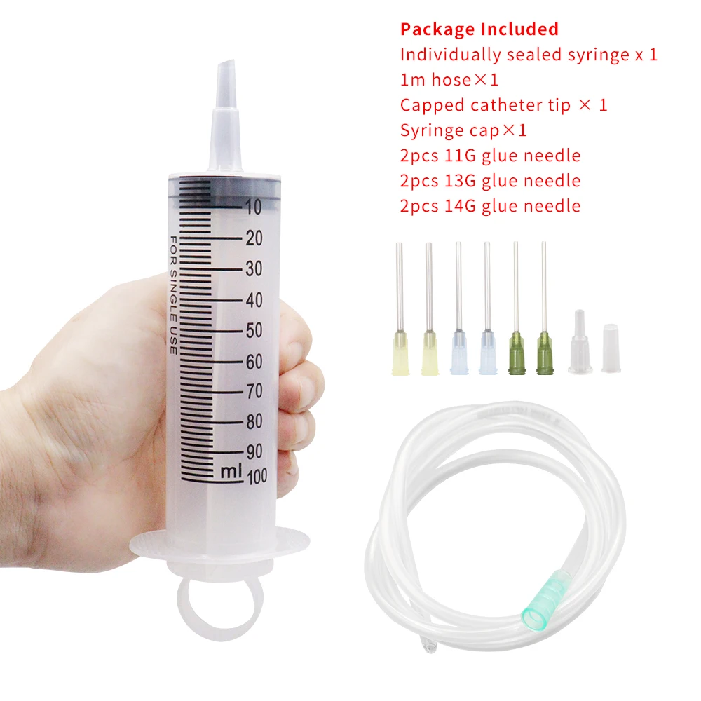 Siringa 100ml Siringa Di Misura Monouso Da 100 Ml, In Plastica, Grande, Per Idroponica, Laboratorio O Cucina Siringa Senza Ago - Foto 13