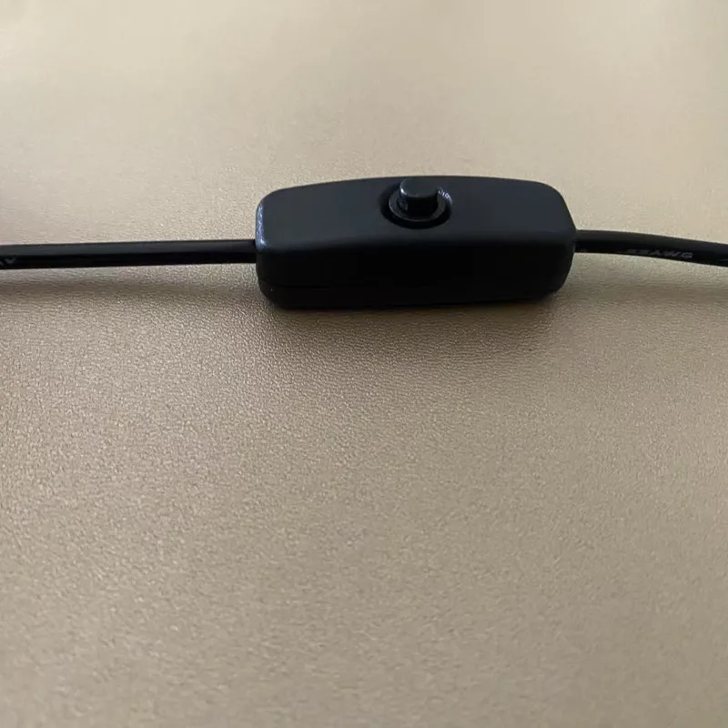 USB to USB-C Extension Cable with On/Off Switch, 1 Meter, Black or White Options