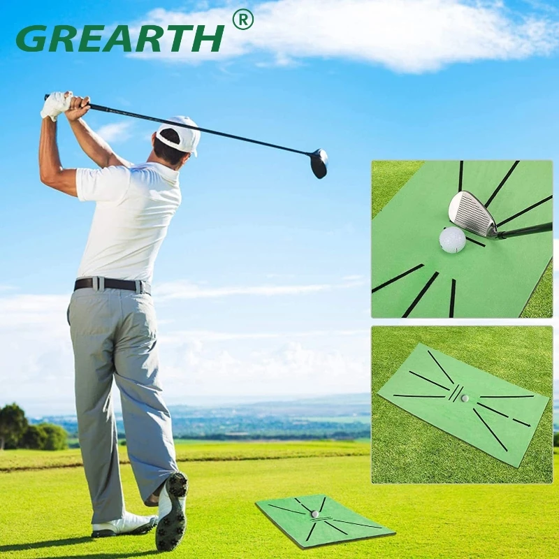 

Golf Training Mat for Swing Detection Batting Ball Trace Detection Mat Swing Path Pads Swing Practice Pads Golf Training Pad
