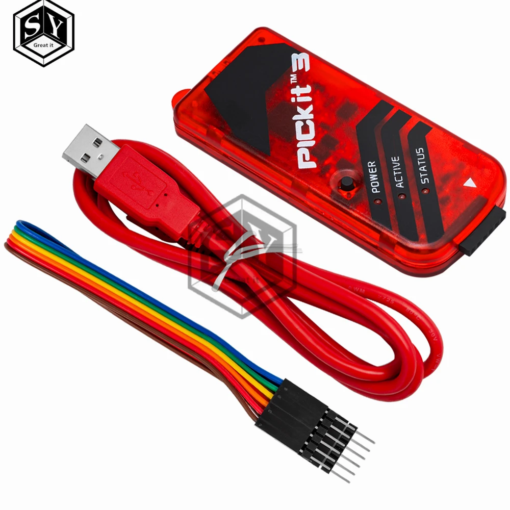 PICKIT3 PIC KIT3 PICKIT 3.5 Programmer Offline Programming PIC Microcontroller Chip PIC Programmer adapter seat