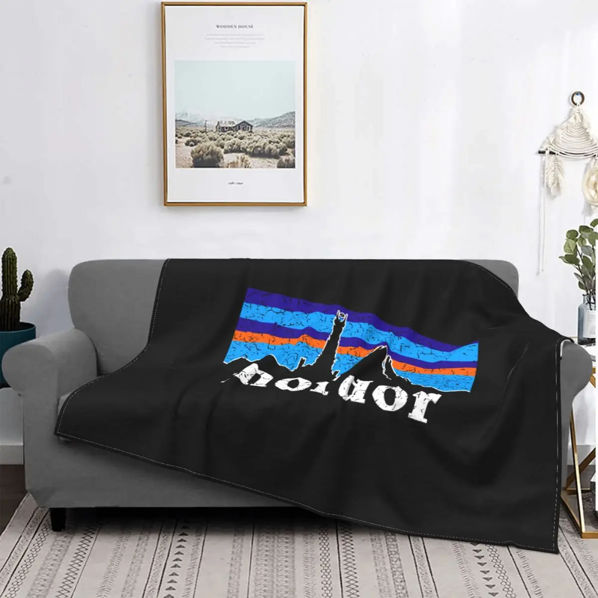 Mordor Lord Of Frodo The Rings Sam Sauron Symbol Sign Tower Logo 01 Blanket Bedding Sofa Bed Machine Washable | Дом и сад