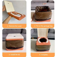 Potty Training Toilet for Kids Children's Solid Color Portable Folding Car Emergency and Outdoor Activities Toilet Toilet 2