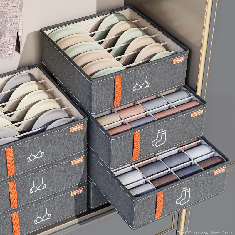 Clothes organizer Cabinet Drawer Organizer Underwear Socks Clothing Storage Box Wardrobe Organizer Clothes Pants Bra Socks Storage Organizers