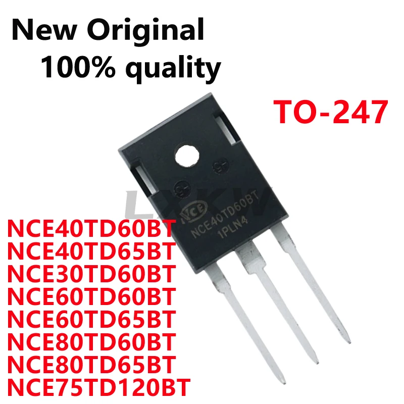 Produktbild von 10× NCE40TD60BT Transistor – TO-247, Leistungsstark Für Schaltungen, Verstärker & Leistungssteuerung